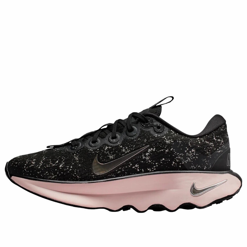 Size 5 Nike Motiva SE Black/Metallic Silver Women's Running Shoes